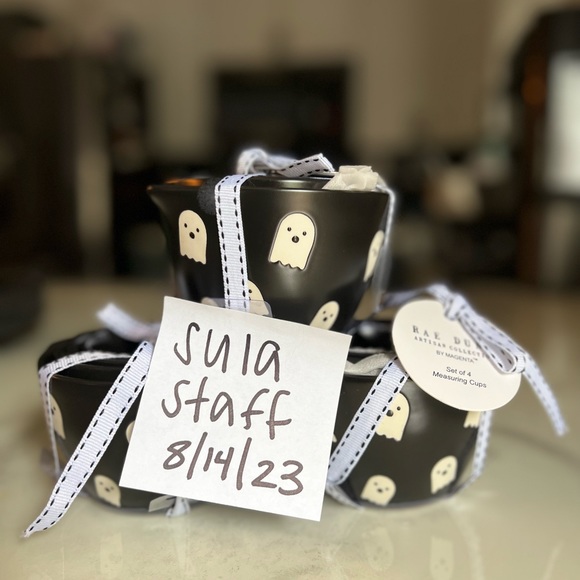 NEW RELEASE: VHTF Rae Dunn Ghost Measuring Cups | Rae Dunn Halloween MC - Picture 2 of 3